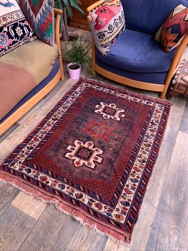 Vintage tribal teppich 130x97 - vintage,