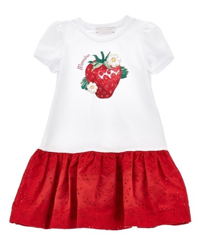 Monnalisa kleid erdbeeren - monnalisa,