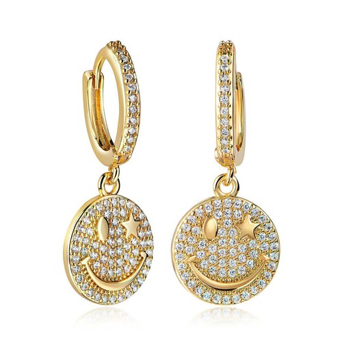 Ohrringe gold vergoldet 24k - gold,