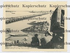 2❚ Konvolut, 11 Fotos, Pontonbrücke über den Don bei Rostow , Bataisk , Russland