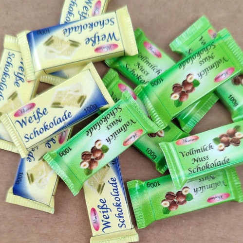 Miniatur schokolade - 2x,