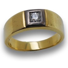 Solitär Brillant Ring 585