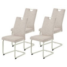 4-teiliges Schwingstuhl-Set -