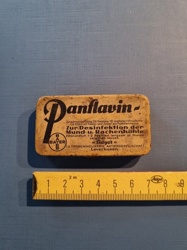Alte blechdose panflavin box - blechdose,