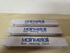 3x Meterstab/Zollstock