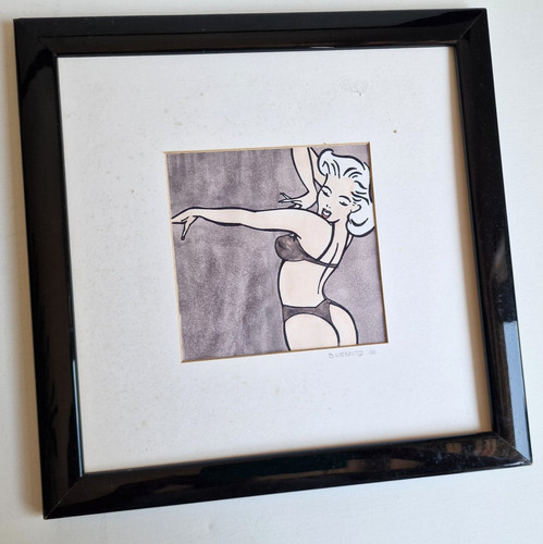 Pinup popart birgit liebelt - popart,