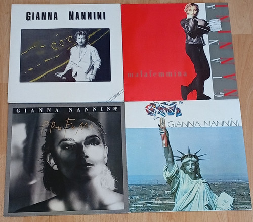 Gianna nannini vinyl sammlung - gianna,