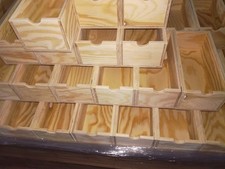 NEU Holzkisten Holzladen Schubladen Lagerkisten ca.25x12x9cm.Laden Holzboxen TO!