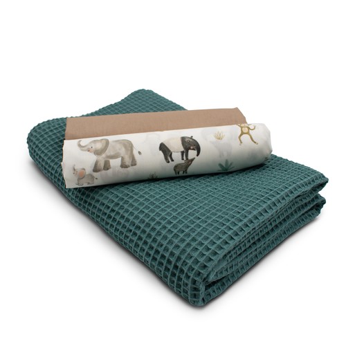 Waffelstoff set 2x - waffelstoff,