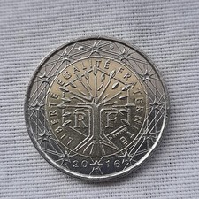 2 Euro Gedenkmünze  LIBERTE
