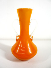 Vase Glas Überfang Orange