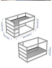 ikea kura Bett Kiefer
