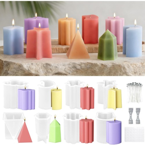 Kerzenform set diy silikon - kerzenform,