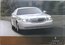 2005 Lincoln Town Car USA Prospekt Brochure, 4 Seiten
