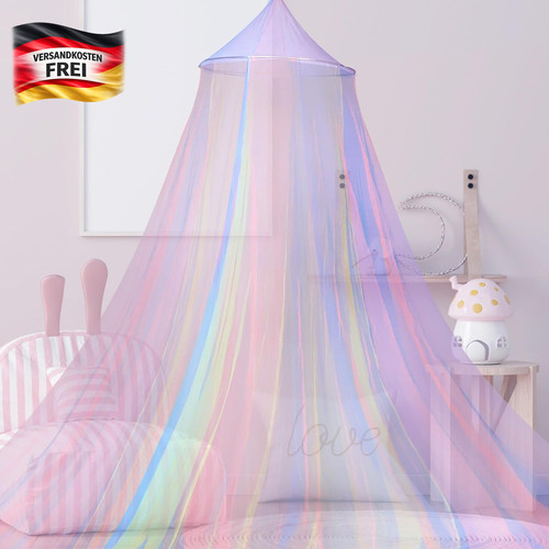 Betthimmel für kinderbett mit - betthimmel,