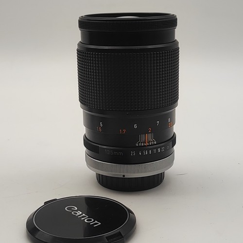 Canon lens 135mm s - fd, 2,5