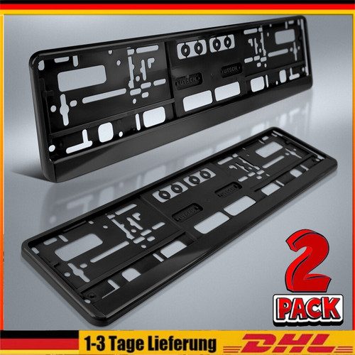Kennzeichenhalter schwarz - |,