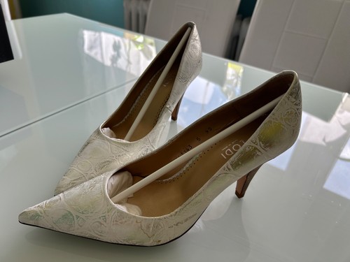 Damenschuhe weiss silber - damenschuhe, weiss/silber