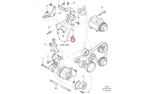 Original ford 93bb3l596ae - original,