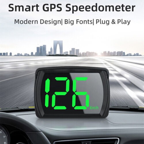 Gps hud digital tachometer kmh - hud,