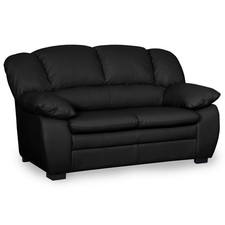 2-Sitzer-Sofa - schwarz -