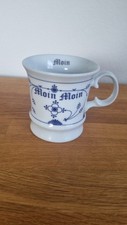 Ocean Line Strohblume Indisch Blau Kaffeebecher Moin Moin