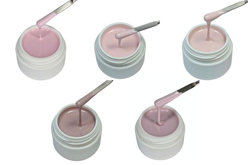 Set farbgel satin nude 5x - nude,