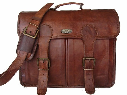 Leder messenger schultertasche - leder,