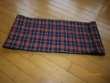 dicker breite Damen Schlauch Schal Loop rot kariet Schotten Muster