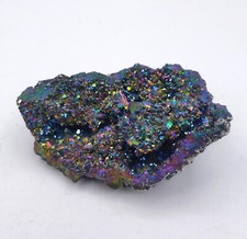 Natürlich Regenbogen Titan Druzy Quarz Edelstein Esoterik