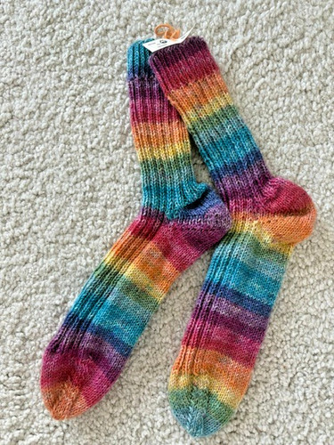 Handgestrickte warme