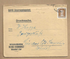 Los2  vom  02.10.  Heimatbeleg Düsseldorf nach Güsen  1927