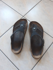 schwarze Zehensteg-Sandale in Größe 40 von Birkenstock