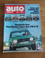 Auto Zeitung 07/1971 NSU TT Slalom (115 PS) Kilian - BMW 2002 Ti Alpina