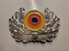 DDR Feuerwehr Abzeichen Mützenkranz mit Kokarde Schwarz Rot Gold Badge A242