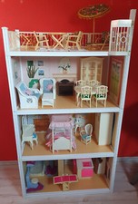 Barbie Hochhaus mit Möbel vielem Zubehör und Auto, Rarität XXL