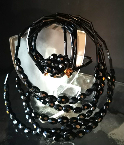 Kette glasperlen geschliffen - kette,