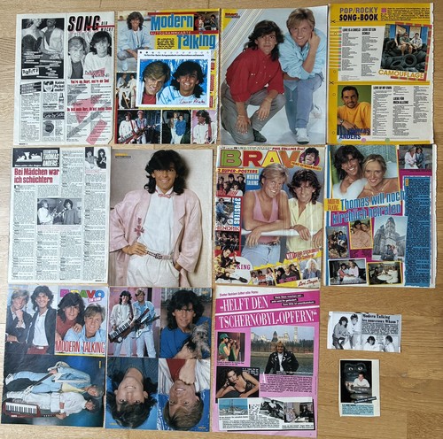 Modern talking poster - talking,