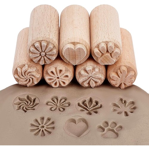 Holz keramik werkzeuge stempel - holz,