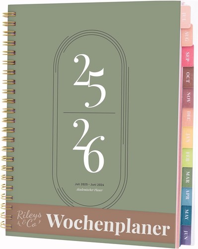 Rileys wochenplaner 2025 - &,