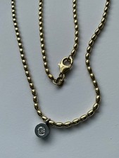 Rita Pfeffinger Musterstück Kugelkette integriertem Anhänger Zirkonia 925 GPL