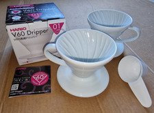 2x HARIO V60 01 Dripper
