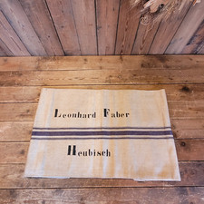 schöner Leinensack Mehlsack