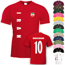 Iran T-Shirt Trikot Name Nummer Fußball WM EM Fan Team National