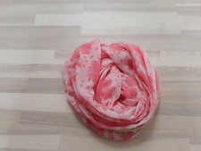 Loopschal von pieces lachs hell gemustert weich