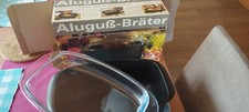 Alu Guss Bräter mit Glasdeckel
