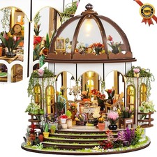 Miniaturhaus Kit Hängender Garten, DIY Miniatur Puppenhaus Kit für Erwachsene