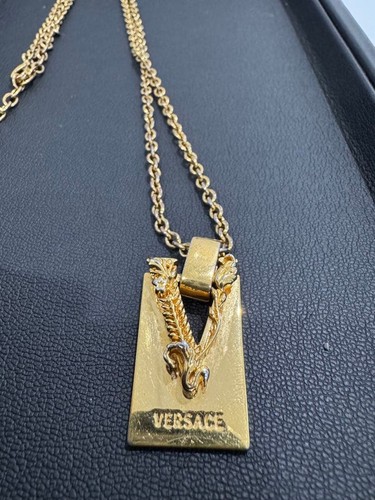 Versace halskette gold platte - versace,