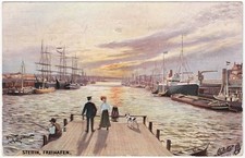 alte Künstler-Ak Stettin