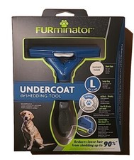 FURminator Fellpflege,Kamm,Bürste für große Hunde,Kurzhaar Größe L / 23-41 kg